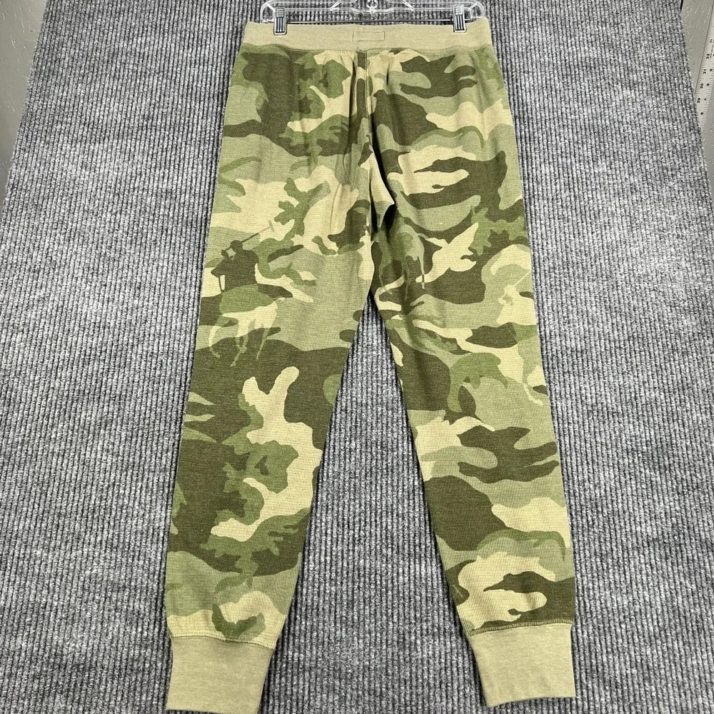 Polo Ralph Lauren Sleepwear Joggers Mens Medium Green Camo Drawstrings New
